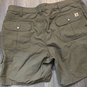 Carhartt Women Green Cargo Shorts